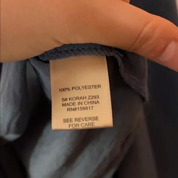 Altar’d State Blue Tie Wrap Blouse - Picture 5 of 6